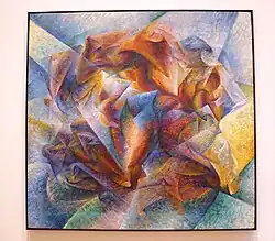 Umberto Boccioni, Dynamiek van een voetballer