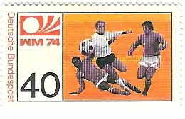 Speciale postzegel voor het WK 1974