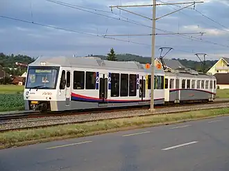 ABt 51 en Be 23 op 16 juni 2009 tussen Suhr en Aarau