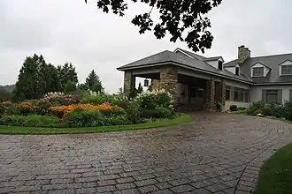 Clubhuis van de golfclub