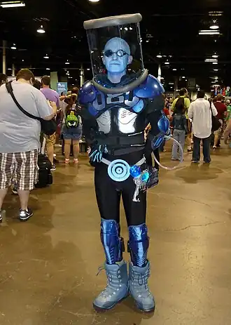 Cosplayer als Mr. Freeze tijdens Wizard World Chicago 2012.