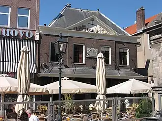 De voorkant aan de Markt