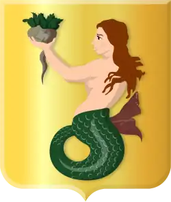 Het wapenschild van Waasmunster