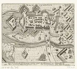 Wachtendonk veroverd door Bucquoy, 1605