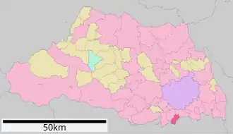 Situering van Wako in de prefectuur Saitama