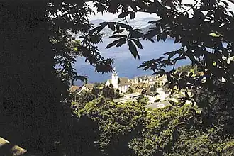 Uitzicht op Walchwil vanaf Ausseregg.