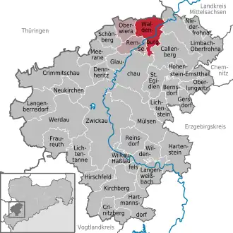 Kaart van Waldenburg