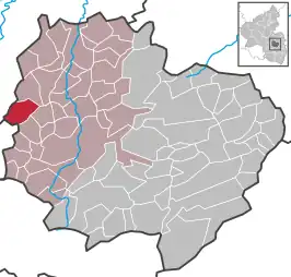 Kaart van Waldgrehweiler