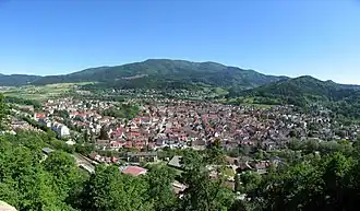 Gezicht op Waldkirch