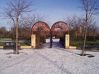 Ingang van Walker Park