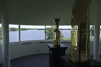 Uitzicht vanuit de bovenverdieping op het Hoornsemeer