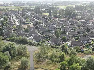 Arbeiderswijk van de "put Arenberg" van de steenkoolmijnen van Anzin