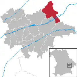 Kaart van Wallersdorf