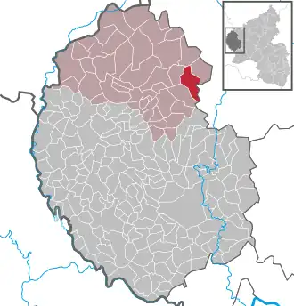 Kaart van Wallersheim