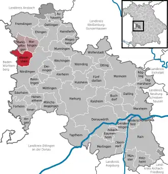 Kaart van Wallerstein