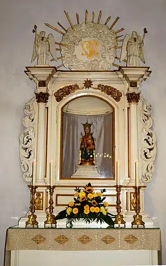 Het genadebeeld in de Gnadenkapelle