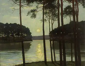 Avondstemming aan de Schlachtensee, 1895, Stadtmuseum, Berlijn
