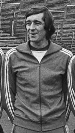 Walter Meeuws bij het Belgisch elftal (1977)