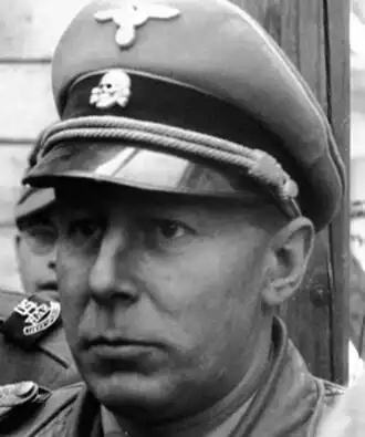 Walter Rauff tijdens zijn arrestatie in Italië, 1945.