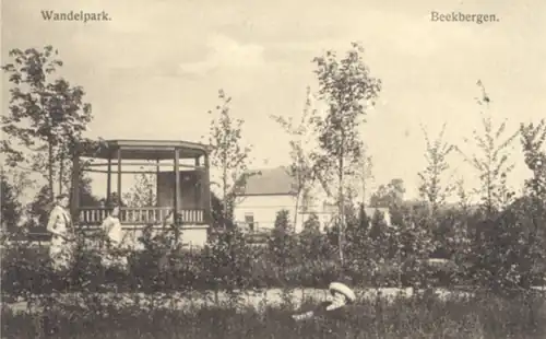 Het park begin 20e eeuw