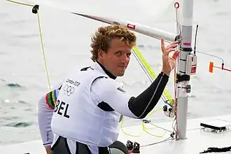 Wannes Van Laer tijdens de Zomerspelen van 2012