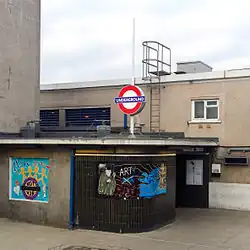 De zuidelijke ingang.