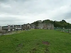 Binnenterrein gezien richting noordwesten