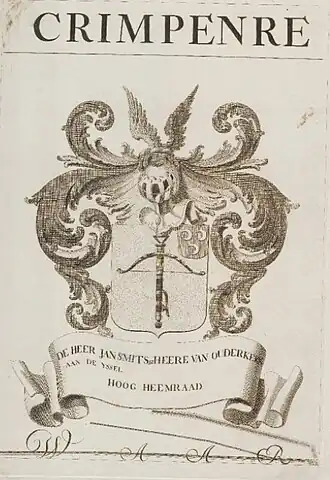 Wapen Jan Janzn Smits (1749-1797)