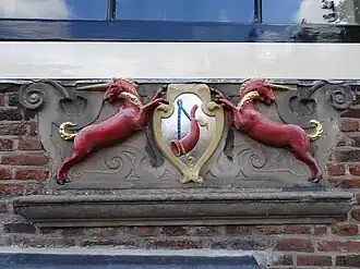 Het wapen van Hoorn.