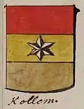 Wapen van Kollummerland en Niewkruisland (abusievelijk afgekort tot Kollum)