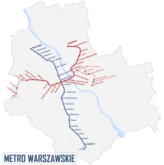 Metro van Warschau