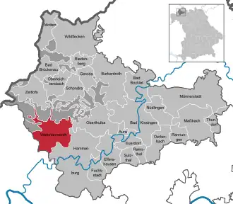 Kaart van Wartmannsroth