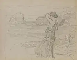 Studie, 1916, 22 x 18 cm.