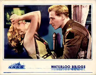 Advertentie voor Waterloo Bridge