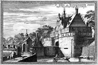 Waterslootse Poort in 1667