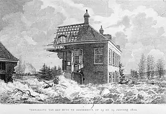 Verwoesting van Huis Oosterhout in 1820