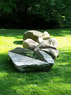 Waterstenen in het Wilhelminapark (Utrecht)