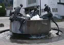 Markterhebungsbrunnen in Wattens (Oostenrijk)