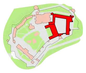 Plattegrond van het kasteel
