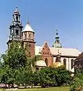 De kathedraal op Wawel in Krakau