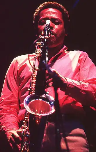 Wayne Shorter in Amsterdam in 1980