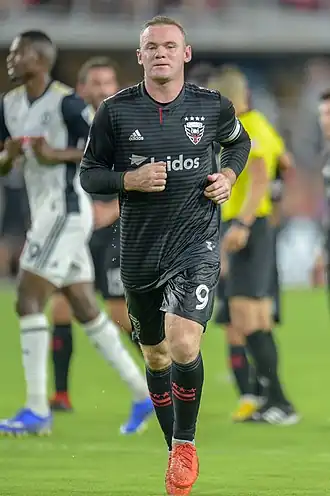 Rooney in dienst van DC United in 2018.