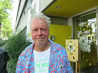 John Körmeling op het "We Love Public Space Festival" in Rotterdam, 2022