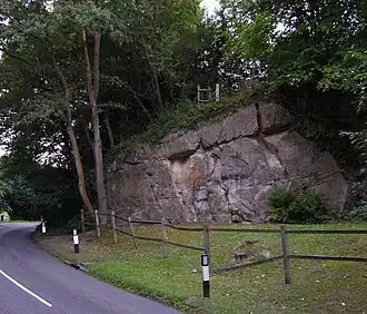 Rotsformatie in Ashurst