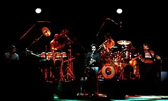 Weather Report in 1981, met v.l.n.r. Joe Zawinul, Bobby Thomas Jr., Wayne Shorter, Peter Erskine en Jaco Pastorius.