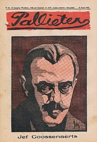 Jozef (Jef) Goossenaerts door Jos De Swerts (1923)