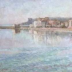 Weerspiegelingen op de zee bij Menton (Côte d’Azur), 1926, collectie Museum voor Schone Kunsten Gent