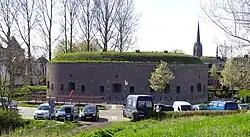 Torenfort bezien vanaf bastion Nieuw Achtkant