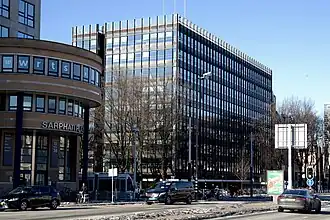 Kantoorgebouw aan Weesperplein in Amsterdam