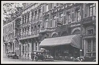 Café de Ysbreeker, waar de partijen plaatsvonden.